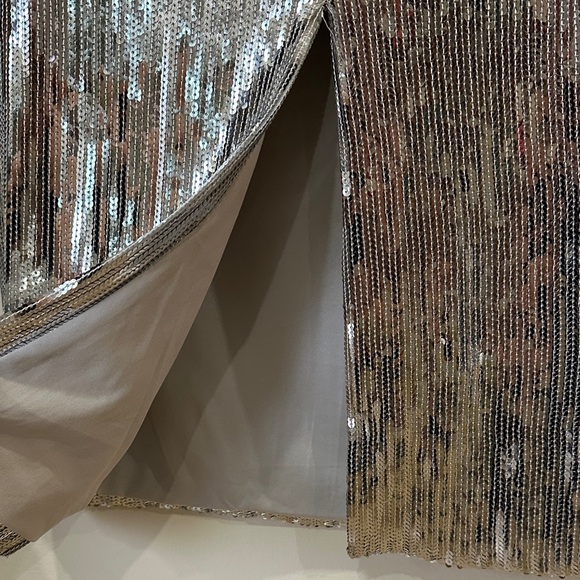 OAK + FORT Sequin Strapless Dress - Picture 6 of 7